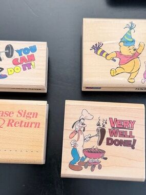 Disney wooden stamp bundle